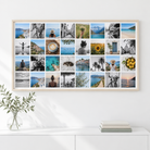 Toile photo Instawall Canvas Wide avec cadre baklijst clair au mur