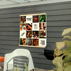 Tuinposter Barbeque van Instawall Prints, Artist collection; fotocollage als buitenwanddecoratie